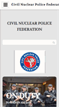 Mobile Screenshot of civilnuclearpolicefederation.org.uk